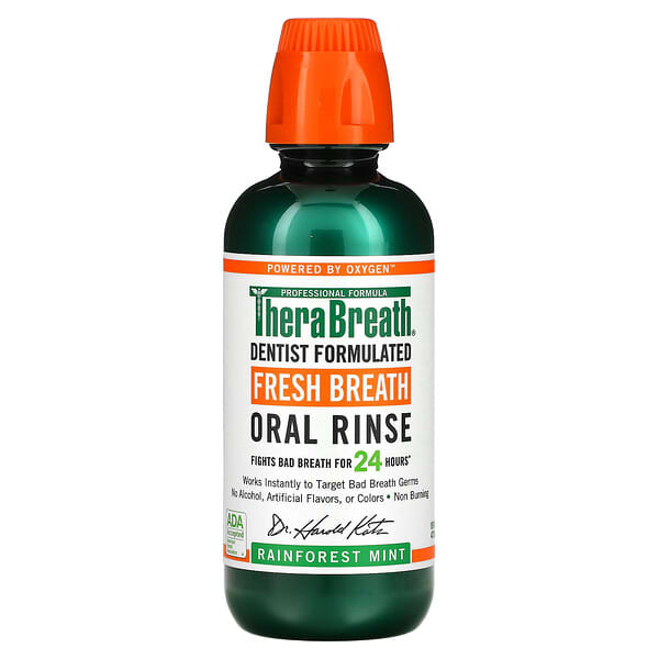 TheraBreath‏, Fresh Breath, מי פה בטעם מנטה, 473 מ"ל (16 אונקיות נוזל)