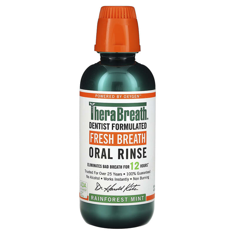 Aliento fresco, Enjuague bucal, Rainforest Mint, 473 ml (16 oz. Líq.)