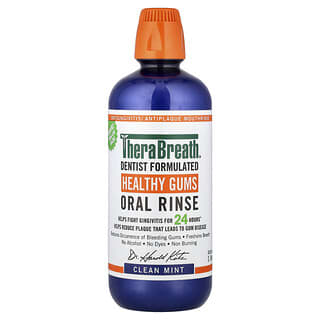 TheraBreath, Bain de bouche pour des gencives saines, Menthe fraîche, 1 l