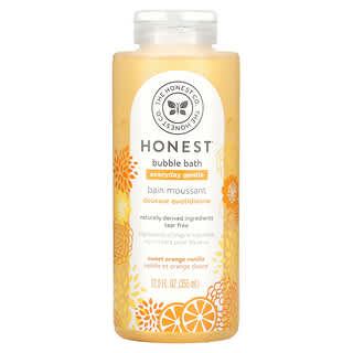 The Honest Company, Baño de burbujas suave para todos los días, Naranja dulce y vainilla, 355 ml (12,0 oz. Líq.)