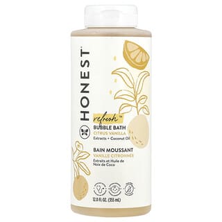 The Honest Company, Banho de Espuma Suave para Uso Diário, Laranja Doce e Baunilha, 355 ml (12,0 fl oz)