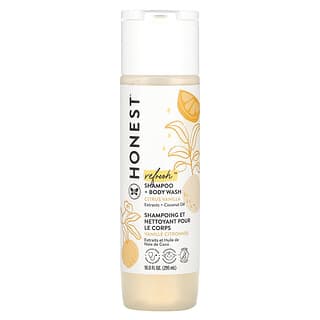 The Honest Company, Refresh Shampoo + Body Wash, erfrischendes Shampoo und Duschgel, Zitrus-Vanille, 295 ml (10 fl. oz.)