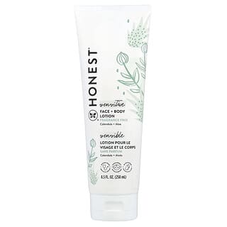 The Honest Company, Sensitive, Face + Body Lotion, Gesichts- und Körperlotion, ohne Duftstoffe, 250 ml (8,5 fl. oz.)