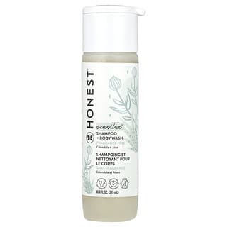 The Honest Company, Shampoo sensibile + bagnoschiuma, senza profumo, 295 ml