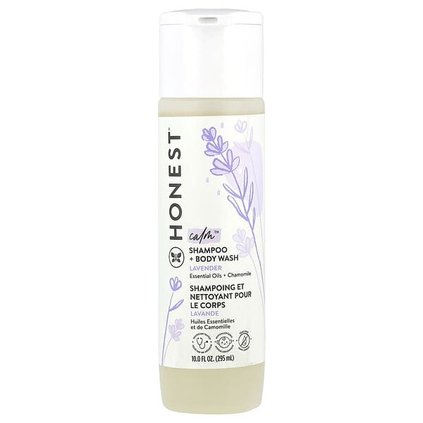 The Honest Company, Calm™ 샴푸 + 바디 워시, 라벤더, 295ml(10fl oz)