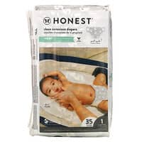 Honest Diapers, Newborn, Less Than 10 Pounds, Rose Blossom, 32 Diapers