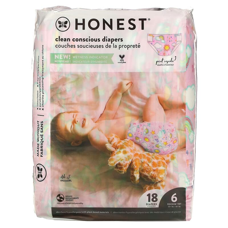 Honest diapers best sale size newborn