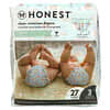 Honest Diapers，尺寸 3，適用於 16-28 磅嬰幼兒，Feelin Nauti，27 片