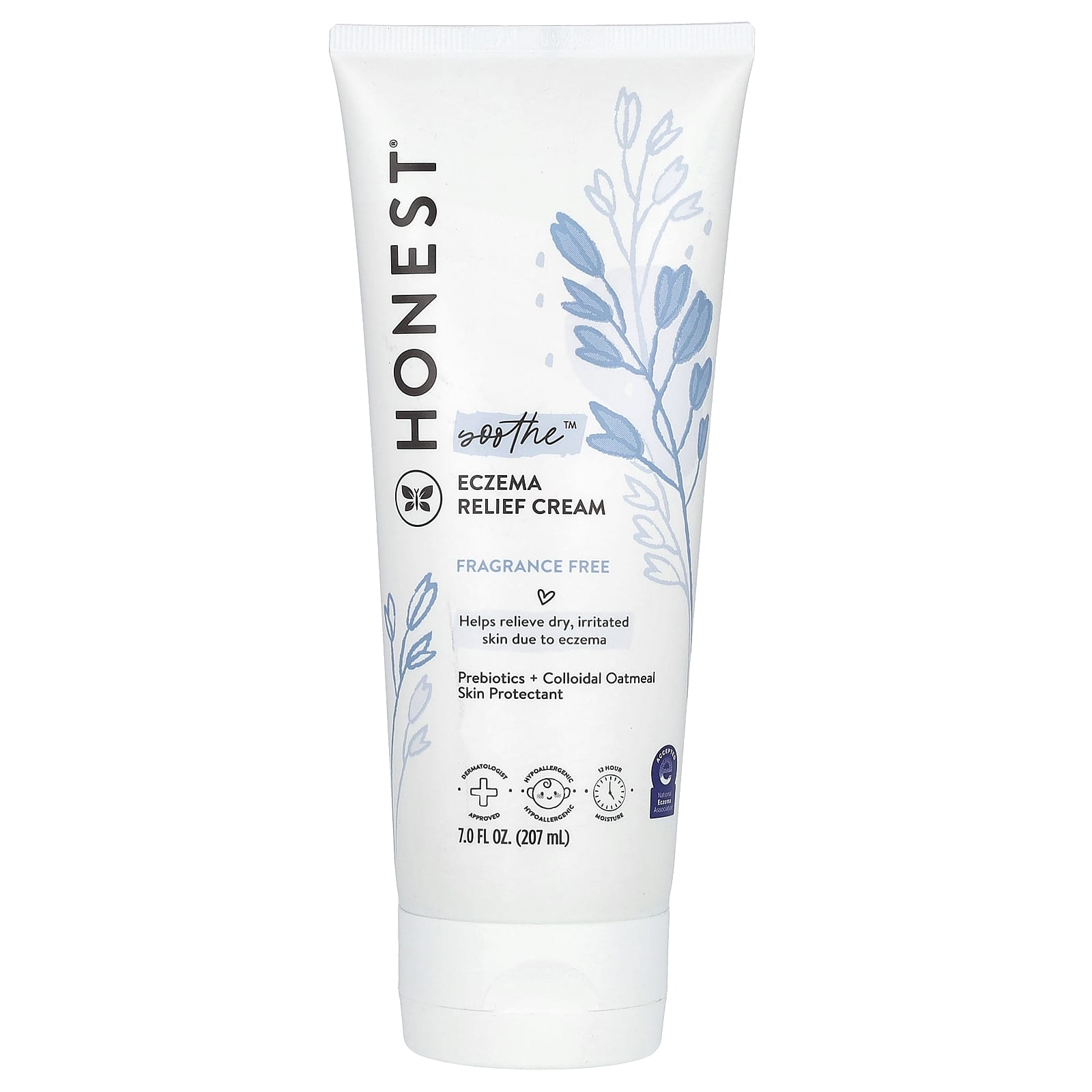 Soothe Eczema Relief Cream, Fragrance Free, 7 fl oz (207 ml)