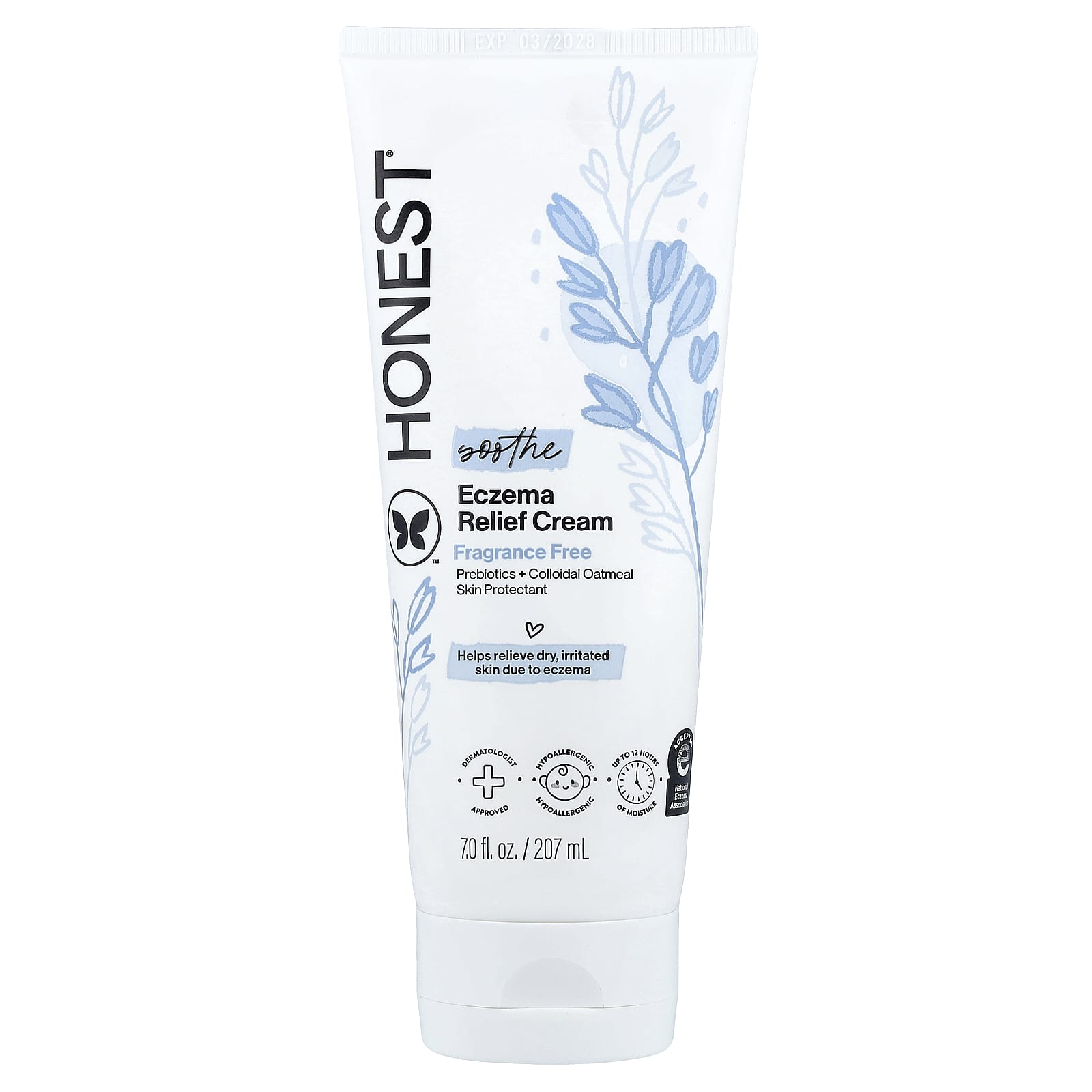 Soothe Eczema Relief Cream、無香料、207ml（7液量オンス）