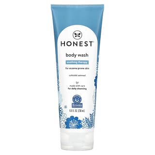 The Honest Company, 寶寶舒緩滋潤沐浴露，用於濕疹易髮皮膚，8.0 盎司（236 毫升）