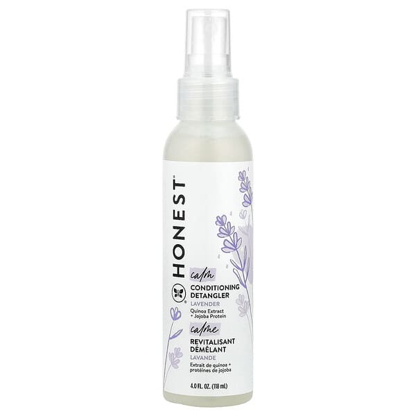 The Honest Company, 캄, 컨디셔닝 디탱글러, 라벤더, 118ml(4fl oz)
