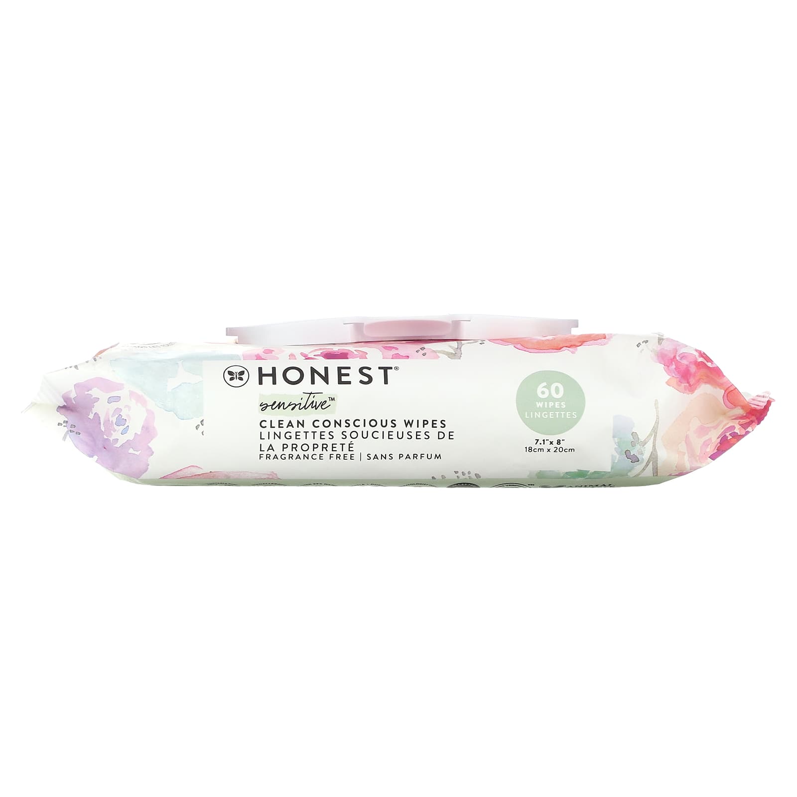 The Honest Company, Sensitive Clean Conscious Wipes, Fragrance Free, 60 ...