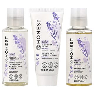 The Honest Company, Babe's Mini Must-Haves, Lavender, 4 Piece Set