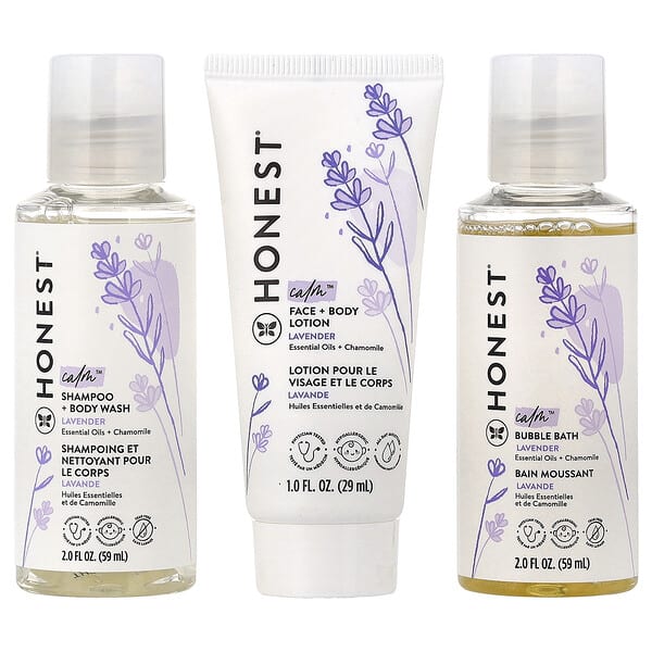 The Honest Company, Baby's 미니 머스트 해브, 라벤더, 4종 세트