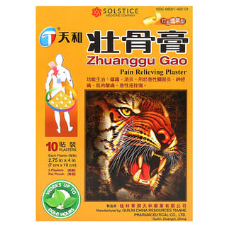 Tianhe, Zhuanggu Gao, Pain Relieving Plaster, 10 Plasters