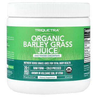 Triquetra Health, Organic Barely Grass Juice, 5.3 oz (150 g)
