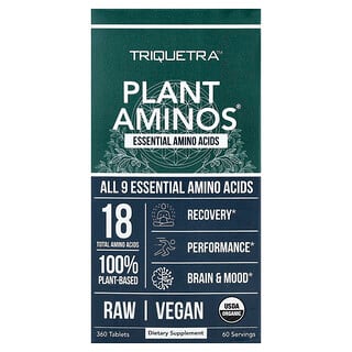 Triquetra Health, Plant Aminos®, 360 tabletter