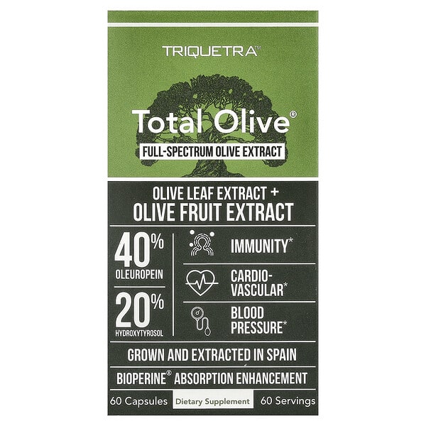 Triquetra Health, Total Olive®, 60 Capsules — product photo 1