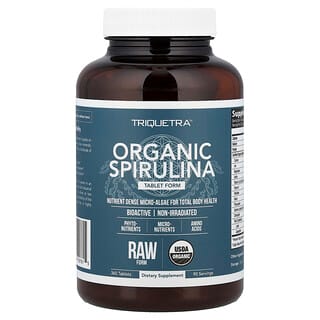 Triquetra Health, Organisk Spirulina, 360 tabletter