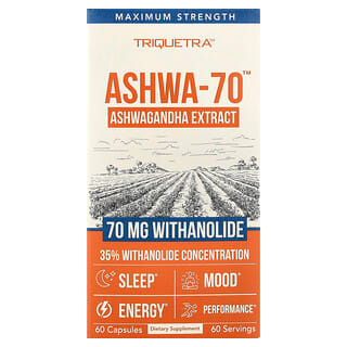 Triquetra Health, Ashwa-70™, 60 капсул