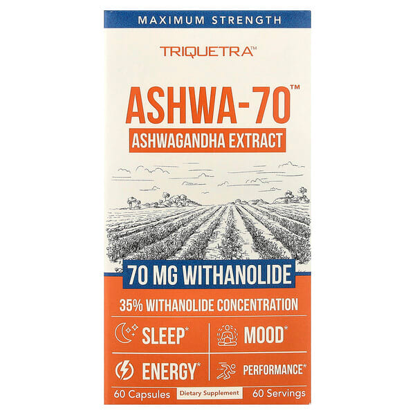 Triquetra Health, Ashwa-70™, 60 kapsler
