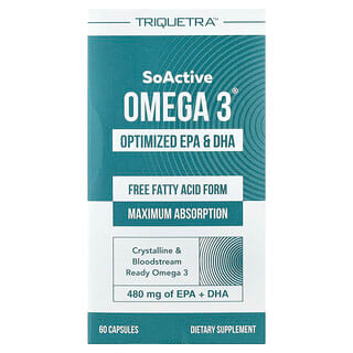 Triquetra Health, SoActive Omega 3®, 60 Capsules