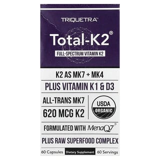Triquetra Health, Total-K2, 60 капсул