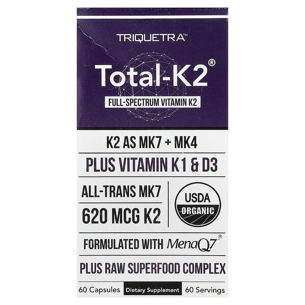 Triquetra Health, Total-K2, 60 капсул