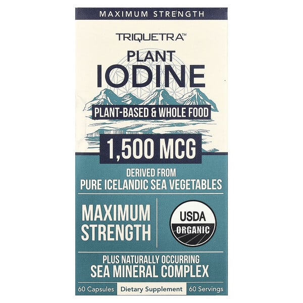 Triquetra Health, Plant Iodine, 60 Capsules — product photo 1