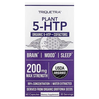 Triquetra Health, Plantaardige 5-HTP, 60 capsules