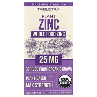 Triquetra Health, Plant Zinc, 25 mg, 60 Capsules