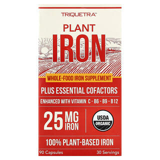 Triquetra Health, Plant Iron, 90 Capsules