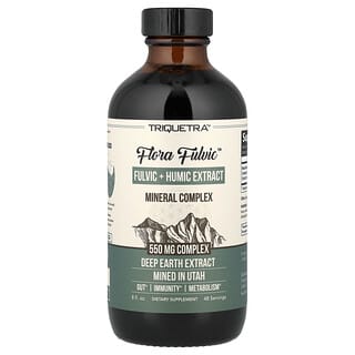 Triquetra Health, Flora Fulvic™, ekstrakt z fulwu i humusu, 8 uncji