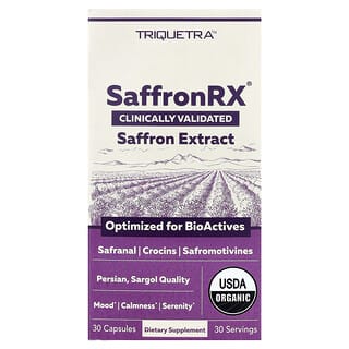 Triquetra Health, SaffronRX®, saffransextrakt, 30 kapslar