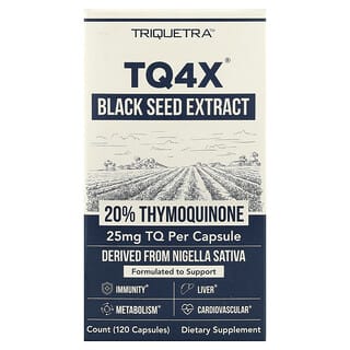 تريكيترا هيلث‏, TQ4X® خلاصة بذور السوداء، 120 كبسولة