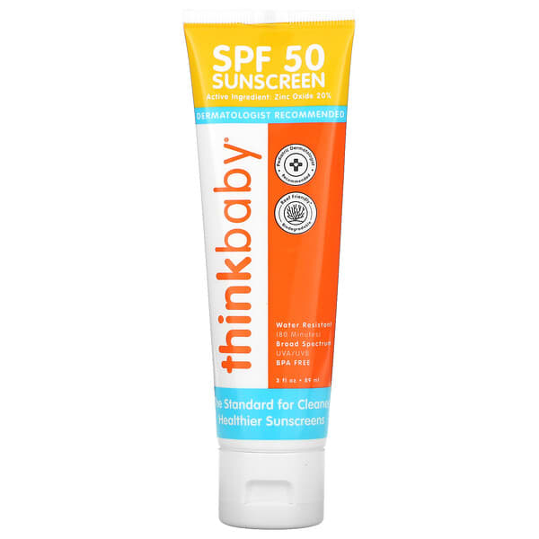 iherb.com | Thinkbaby, Sunscreen, SPF 50, 3 fl oz