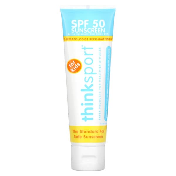 think, Thinksport, Sunscreen, SPF 50, For Kids, 3 fl oz (89 ml)