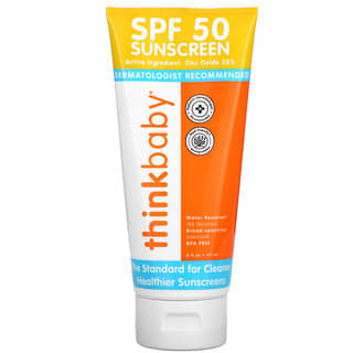 Thinkbaby, солнцезащитный крем, фактор защиты SPF 50+, 6 жидк. унц. (177 мл)