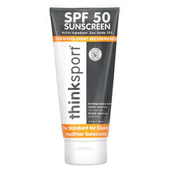 think, Thinksport, Sunscreen, SPF 50, 6 fl oz (177 ml)