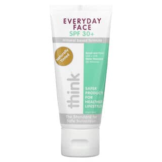 Think, Think, Producto facial para todos los días, FPS 30+, Tinte natural, 59 ml (2 oz. líq.)