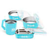 Thinkbabi, O Conjunto de Alimentação Completamente Livre de BPA, Azul Claro, 1 Conjunto