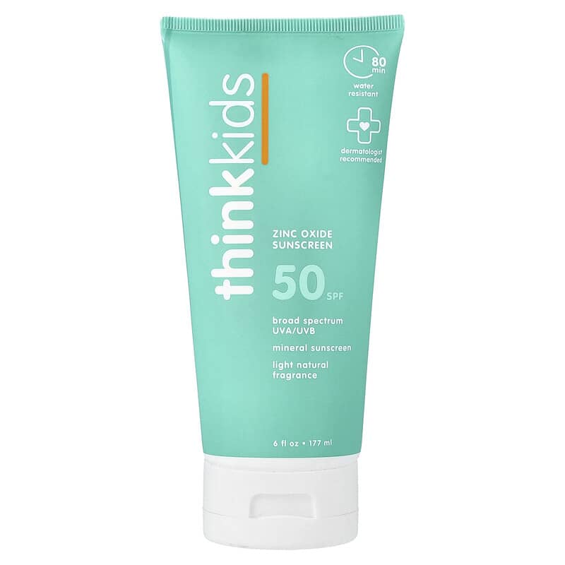 Thinkbaby®（シンクベビー）、酸化亜鉛日焼け止め、SPF数値50、177ml