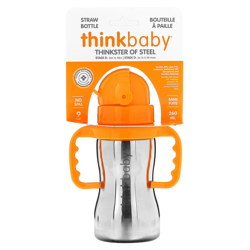 Thinkbaby Cup - Sippy - Of Steel - 9 oz 