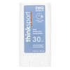 Thinksport, Zinc Oxide Sunscreen Stick, SPF 30, 0.64 oz (18.4 g)
