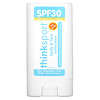 Thinksport, Face & Body Mineral Sunscreen Stick, For Kids, SPF 30, 0.64 oz (18.4 g)