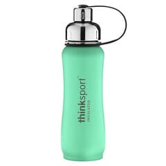 think, Thinksport, изолированная бутылка для спорта, мятный зеленый, 17 унций (500 мл)
