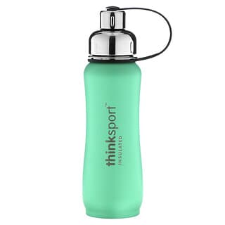 Thinksport, изолированная бутылка для спорта, мятный зеленый, 17 унций (500 мл)