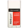 Thinksport, Natural Deodorant, Currant & Grapefruit, 2.9 oz (85.8 ml)