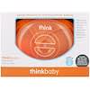 Thinkbaby, Thinksaucer, Convertible Suction Plate, 6M to 99Y, Orange, 1 Convertible Suction Plate